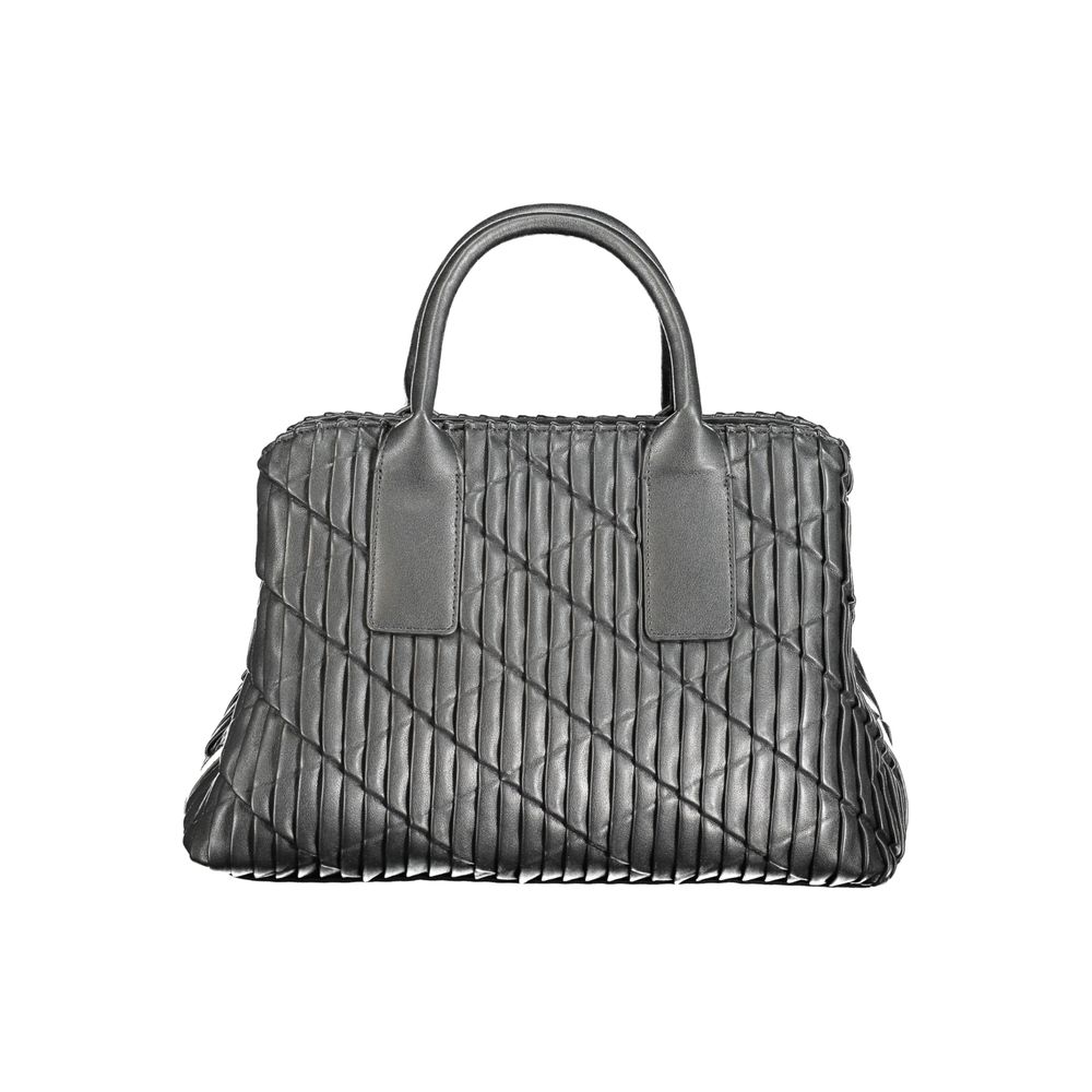 Black Polyethylene Handbag-Mario Valentino-LabelTerrace.com