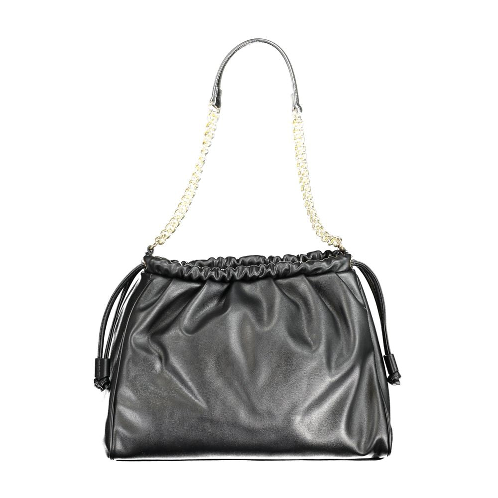 Black Polyethylene Handbag-Mario Valentino-LabelTerrace.com