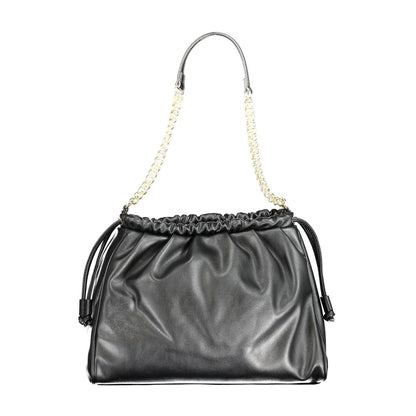 Black Polyethylene Handbag-Mario Valentino-LabelTerrace.com