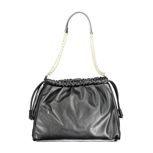 Black Polyethylene Handbag-Mario Valentino-LabelTerrace.com