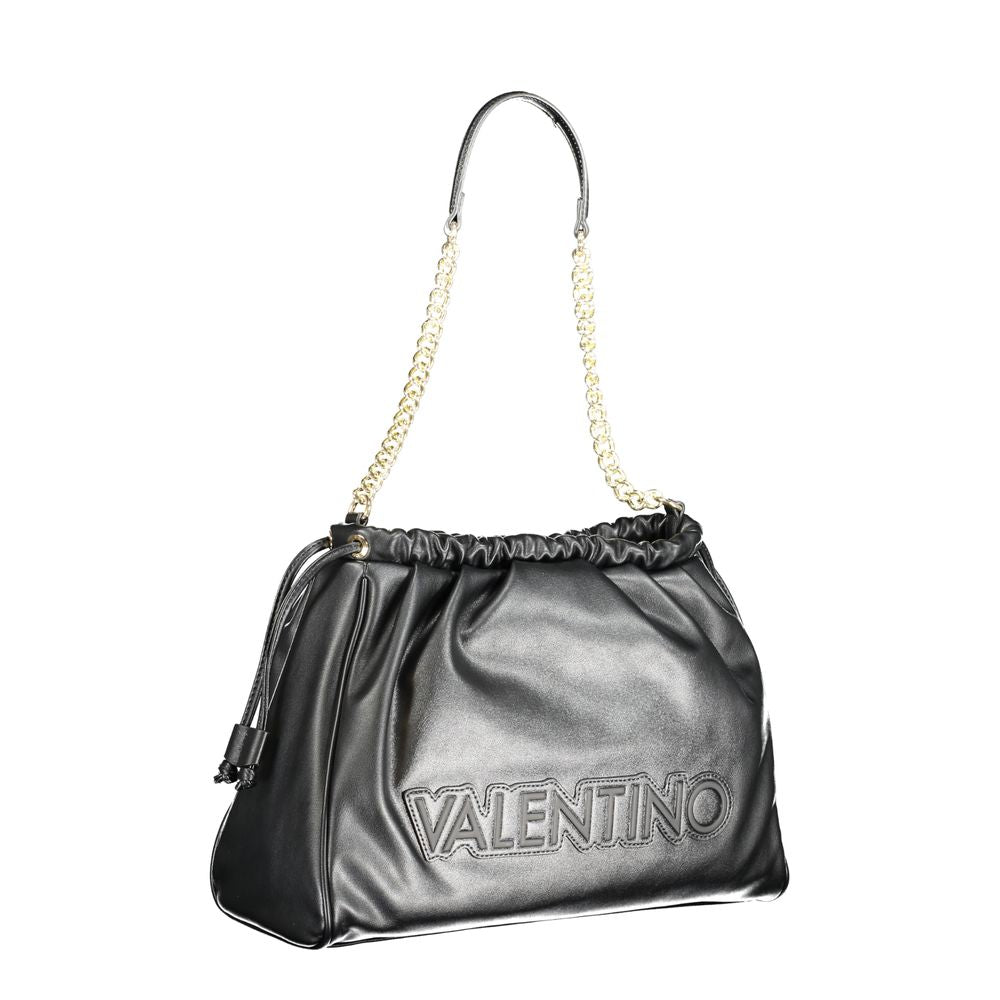 Black Polyethylene Handbag-Mario Valentino-LabelTerrace.com