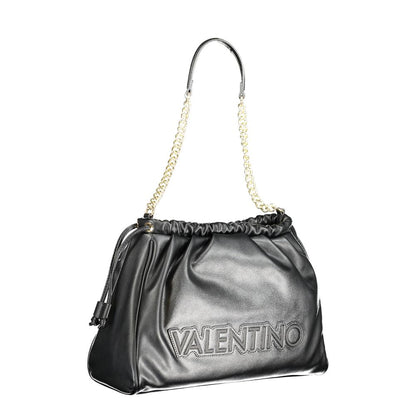 Black Polyethylene Handbag-Mario Valentino-LabelTerrace.com