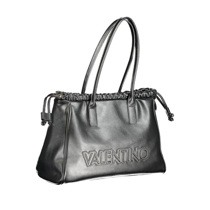 Black Polyethylene Handbag-Mario Valentino-LabelTerrace.com