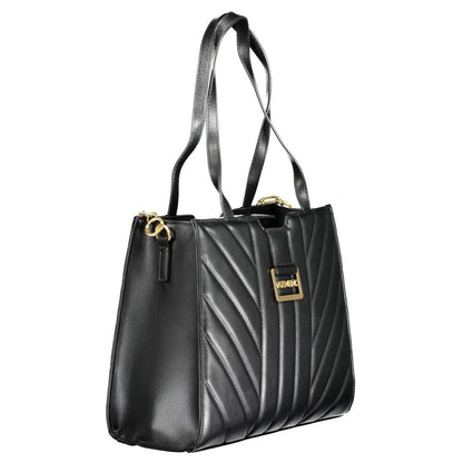 Black Polyethylene Handbag-Mario Valentino-LabelTerrace.com
