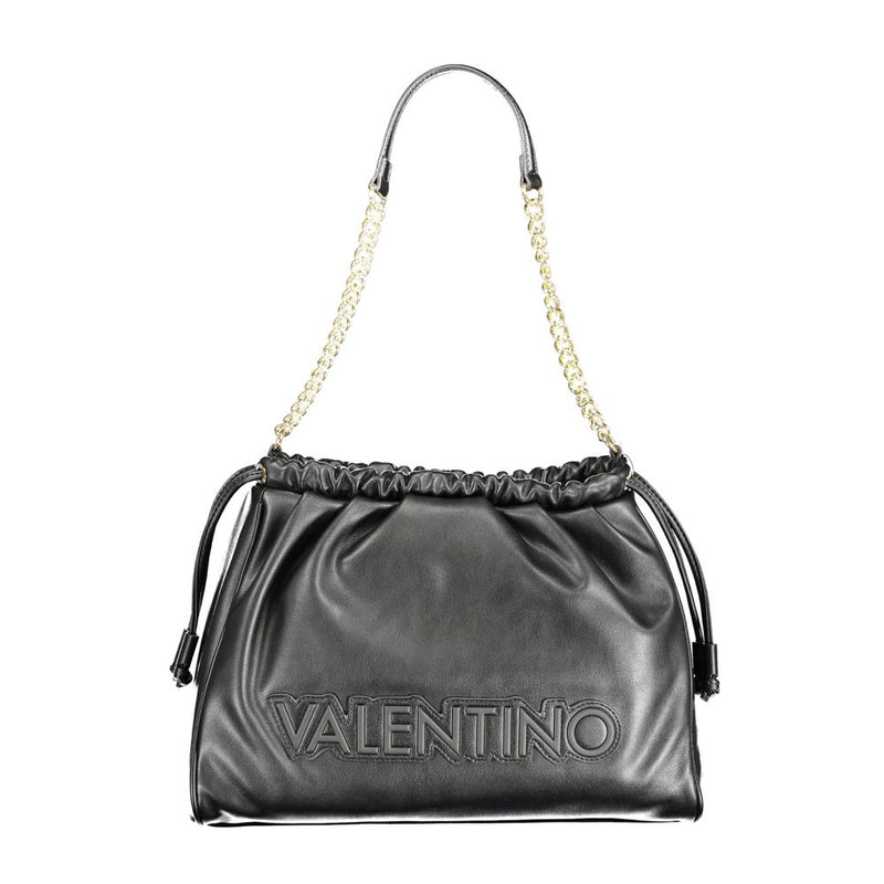 Black Polyethylene Handbag-Mario Valentino-LabelTerrace.com