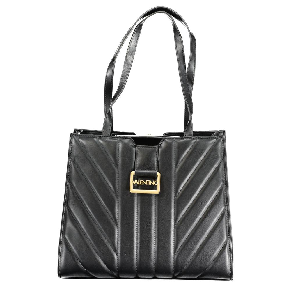 Black Polyethylene Handbag-Mario Valentino-LabelTerrace.com