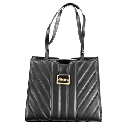 Black Polyethylene Handbag-Mario Valentino-LabelTerrace.com