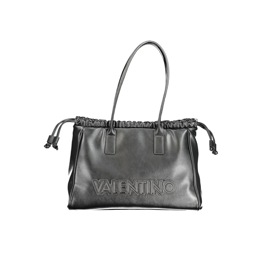 Black Polyethylene Handbag-Mario Valentino-LabelTerrace.com