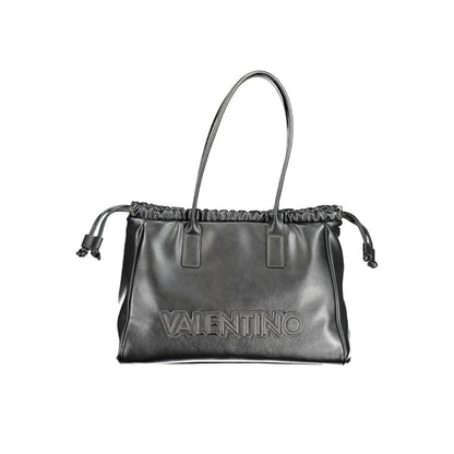 Black Polyethylene Handbag-Mario Valentino-LabelTerrace.com