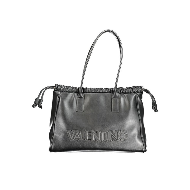 Black Polyethylene Handbag-Mario Valentino-LabelTerrace.com