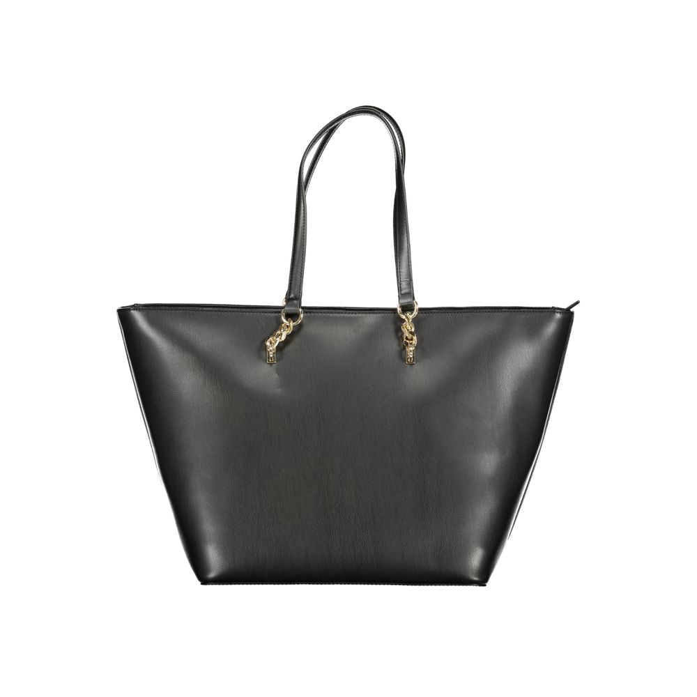 Black Polyethylene Handbag-Tommy Hilfiger-LabelTerrace.com