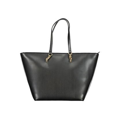 Black Polyethylene Handbag-Tommy Hilfiger-LabelTerrace.com