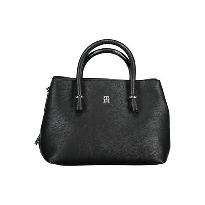 Black Polyethylene Handbag-Tommy Hilfiger-LabelTerrace.com