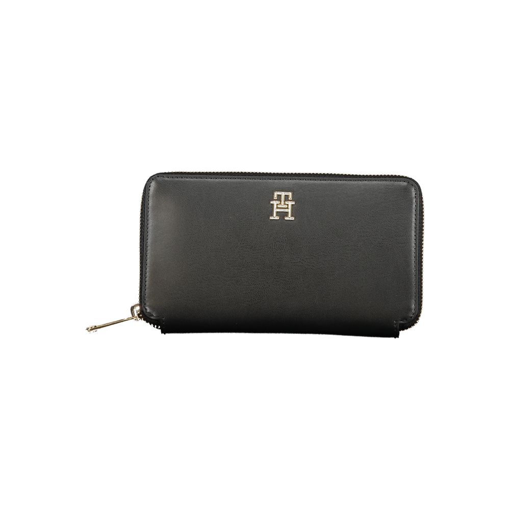 Black Polyethylene Wallet-Tommy Hilfiger-LabelTerrace.com