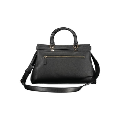 Black Polyethylene Women Handbag-Guess Jeans-LabelTerrace.com