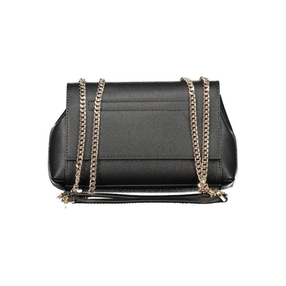 Black Polyethylene Women Handbag-Guess Jeans-LabelTerrace.com