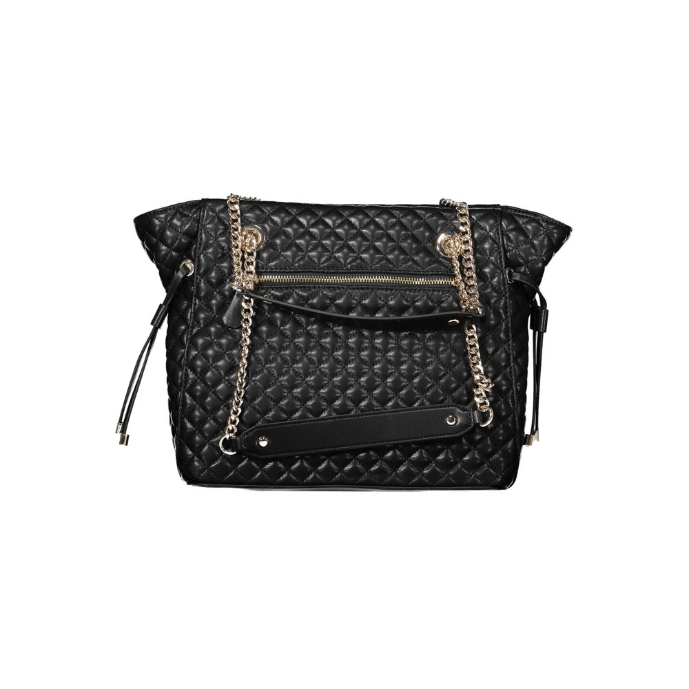 Black Polyethylene Women Handbag-Guess Jeans-LabelTerrace.com