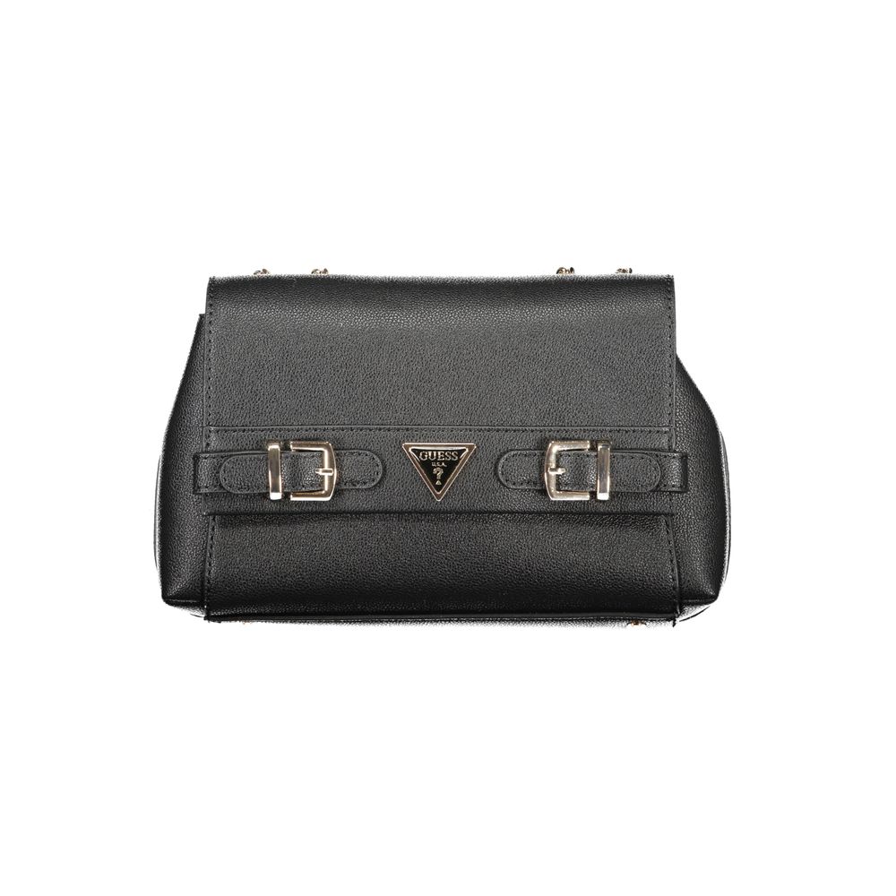 Black Polyethylene Women Handbag-Guess Jeans-LabelTerrace.com