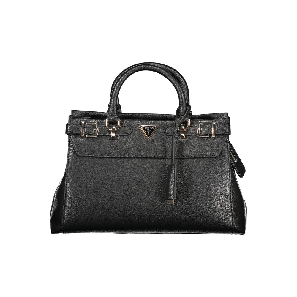 Black Polyethylene Women Handbag-Guess Jeans-LabelTerrace.com