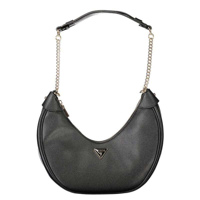 Black Polyethylene Women Handbag-Guess Jeans-LabelTerrace.com