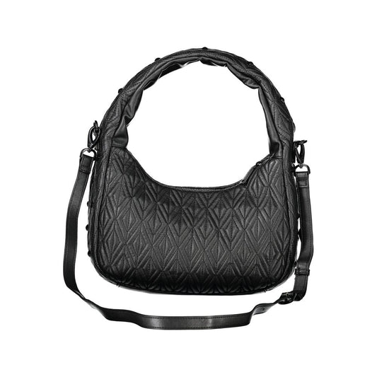 Black Polyethylene Women Handbag-Mario Valentino-LabelTerrace.com