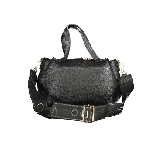 Black Polyethylene Women Handbag