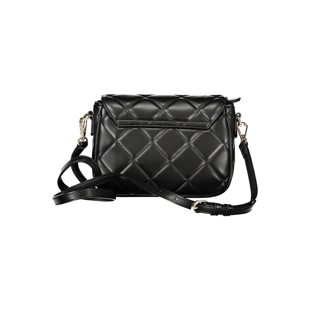 Black Polyethylene Women Handbag-Mario Valentino-LabelTerrace.com