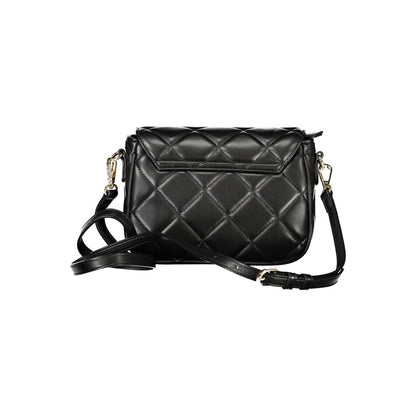 Black Polyethylene Women Handbag-Mario Valentino-LabelTerrace.com