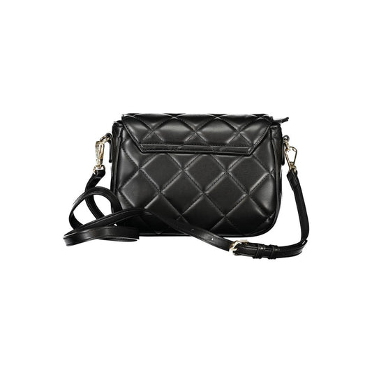 Black Polyethylene Women Handbag-Mario Valentino-LabelTerrace.com