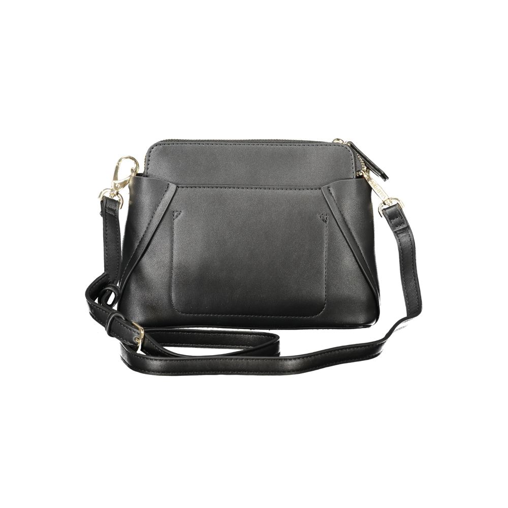 Black Polyethylene Women Handbag-Mario Valentino-LabelTerrace.com