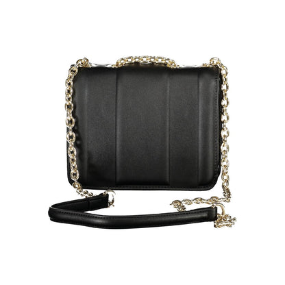 Black Polyethylene Women Handbag-Mario Valentino-LabelTerrace.com