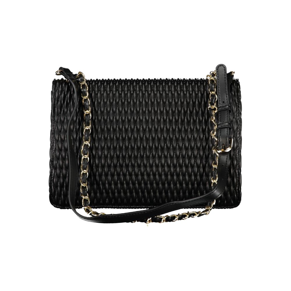 Black Polyethylene Women Handbag-Mario Valentino-LabelTerrace.com