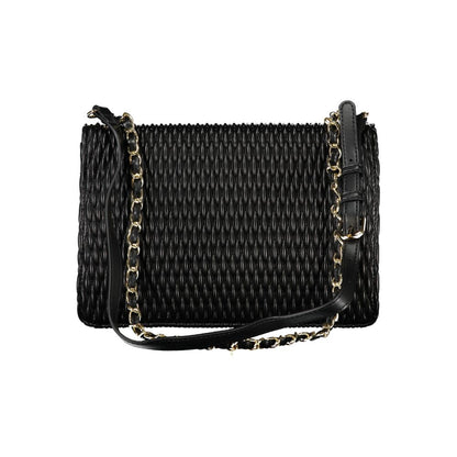 Black Polyethylene Women Handbag-Mario Valentino-LabelTerrace.com