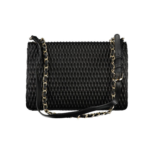 Black Polyethylene Women Handbag-Mario Valentino-LabelTerrace.com