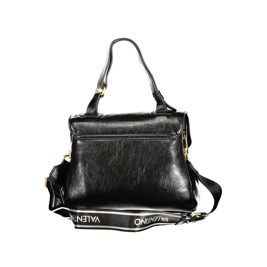 Black Polyethylene Women Handbag