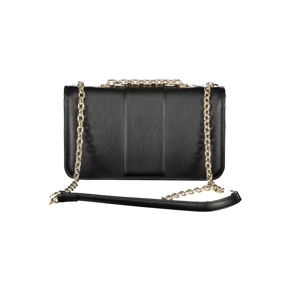 Black Polyethylene Women Handbag-Mario Valentino-LabelTerrace.com