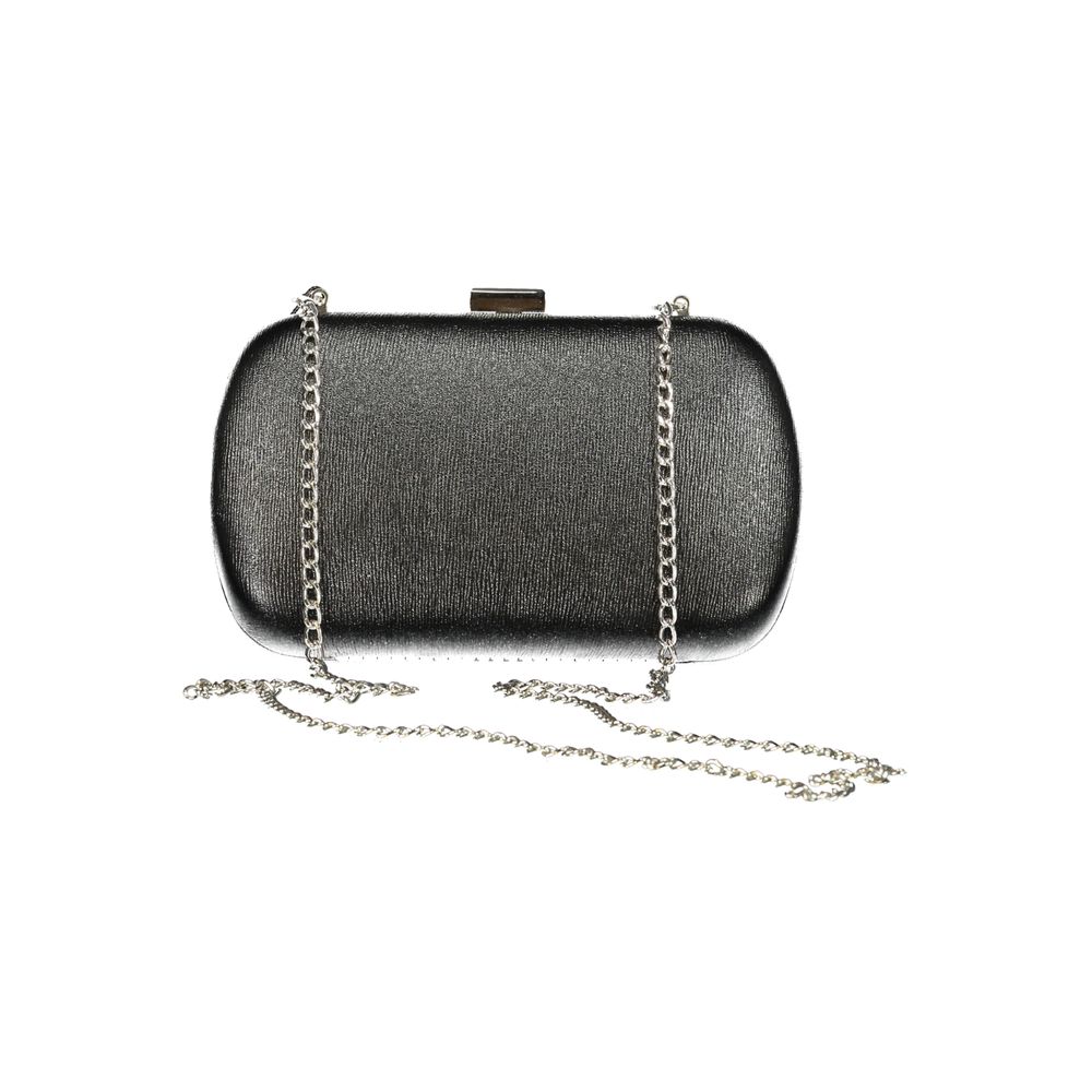 Black Polyethylene Women Handbag-Mario Valentino-LabelTerrace.com