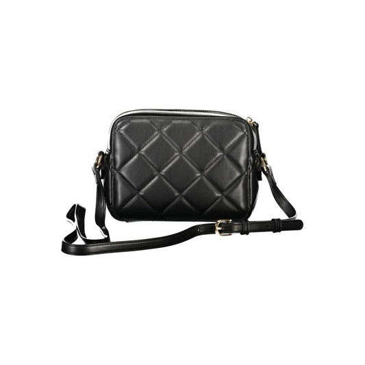 Black Polyethylene Women Handbag-Mario Valentino-LabelTerrace.com