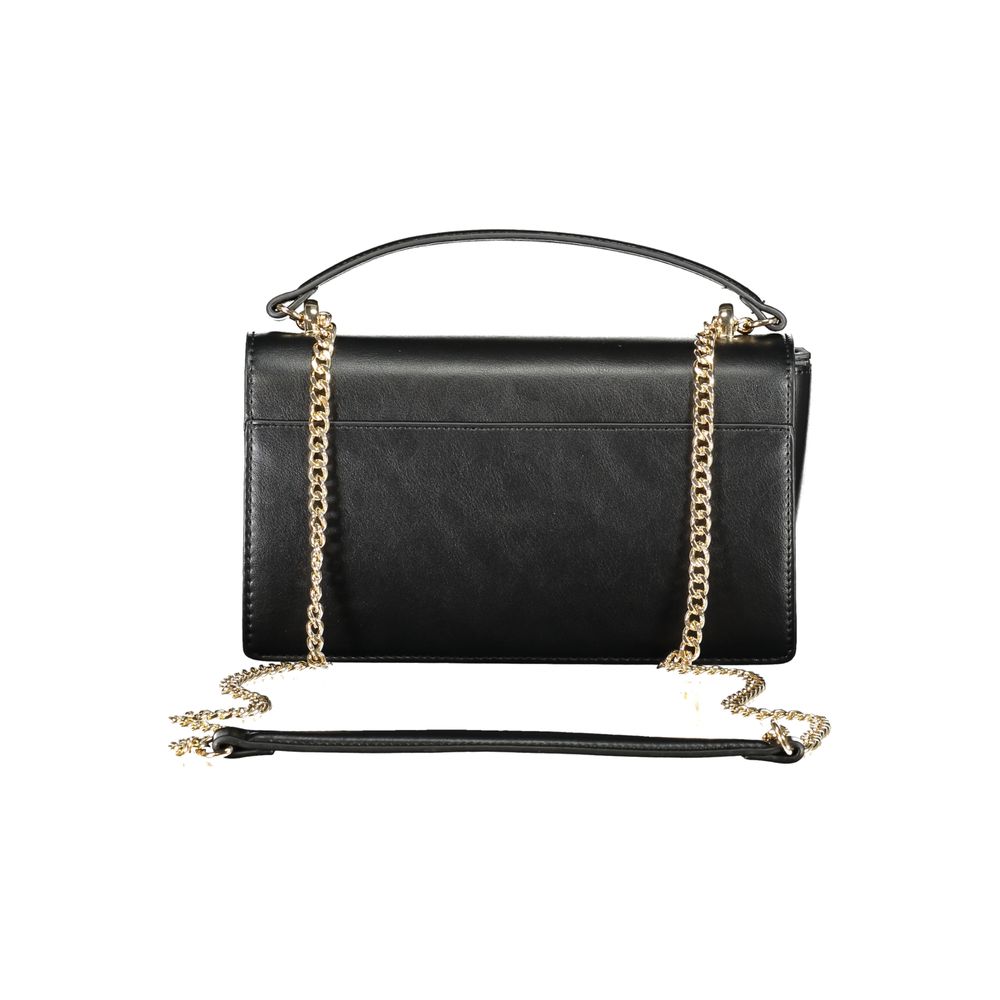 Black Polyethylene Women Handbag-Mario Valentino-LabelTerrace.com
