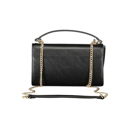 Black Polyethylene Women Handbag-Mario Valentino-LabelTerrace.com