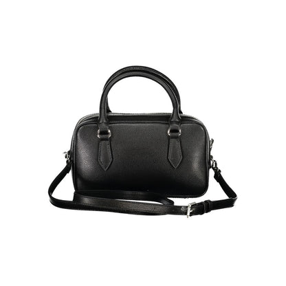 Black Polyethylene Women Handbag-Mario Valentino-LabelTerrace.com