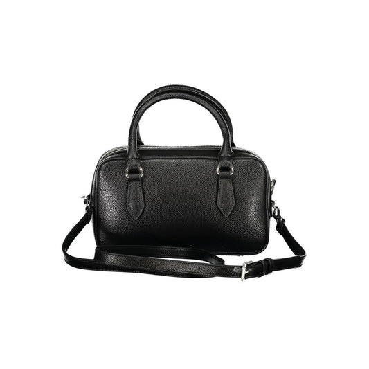 Black Polyethylene Women Handbag-Mario Valentino-LabelTerrace.com