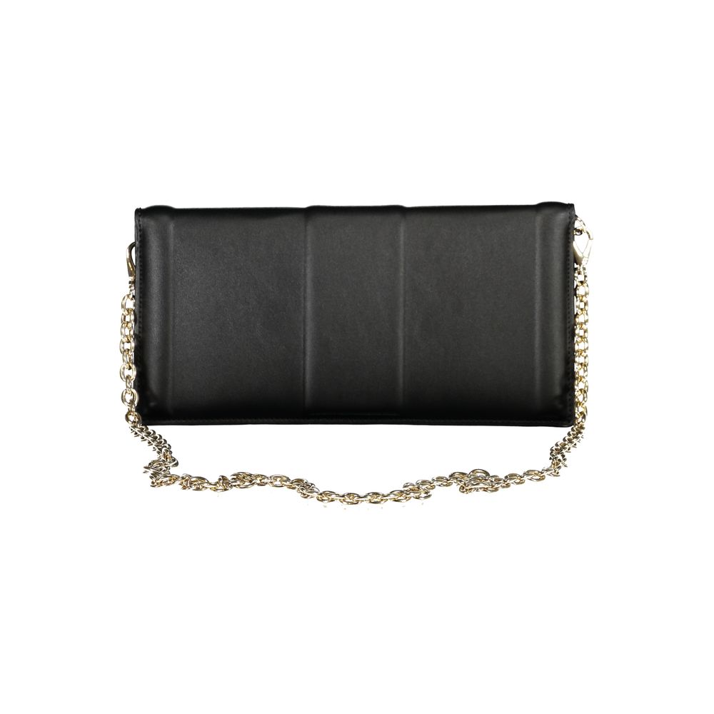 Black Polyethylene Women Handbag-Mario Valentino-LabelTerrace.com