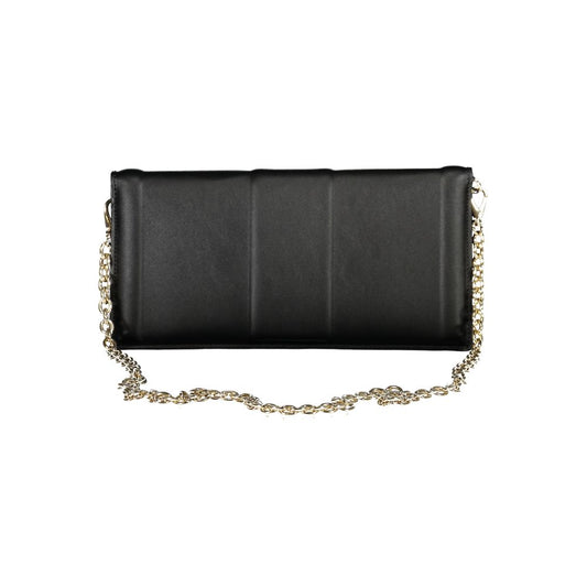 Black Polyethylene Women Handbag-Mario Valentino-LabelTerrace.com
