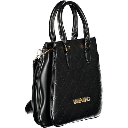 Black Polyethylene Women Handbag-Mario Valentino-LabelTerrace.com