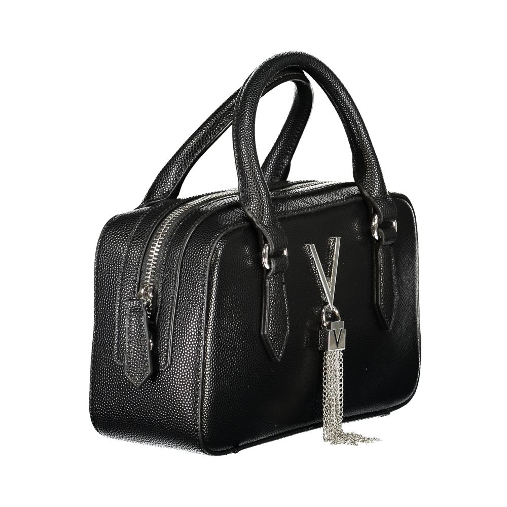 Black Polyethylene Women Handbag-Mario Valentino-LabelTerrace.com