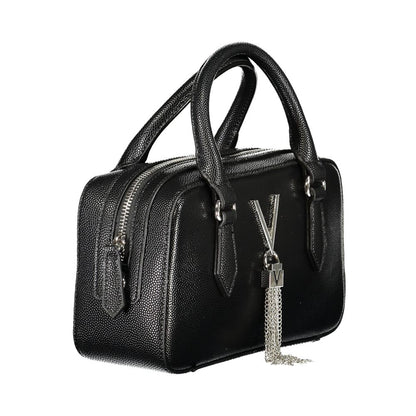 Black Polyethylene Women Handbag-Mario Valentino-LabelTerrace.com