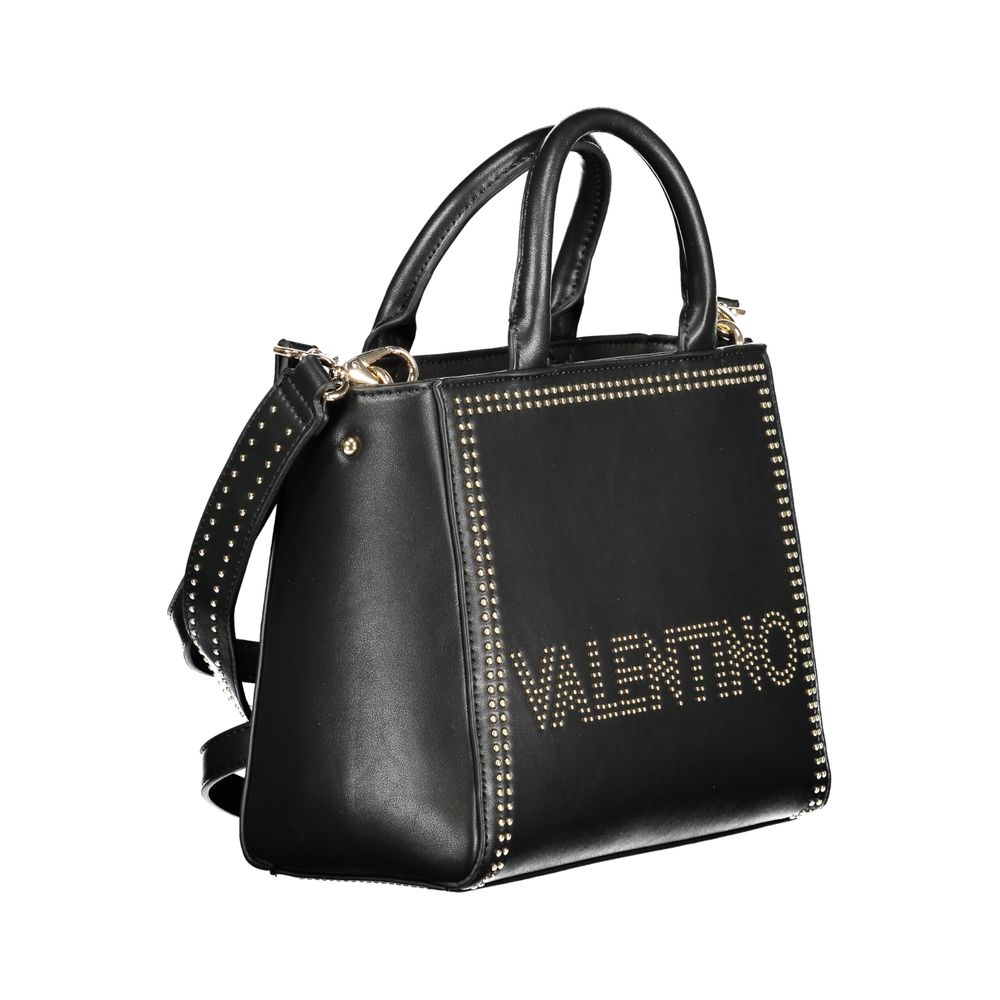 Black Polyethylene Women Handbag-Mario Valentino-LabelTerrace.com