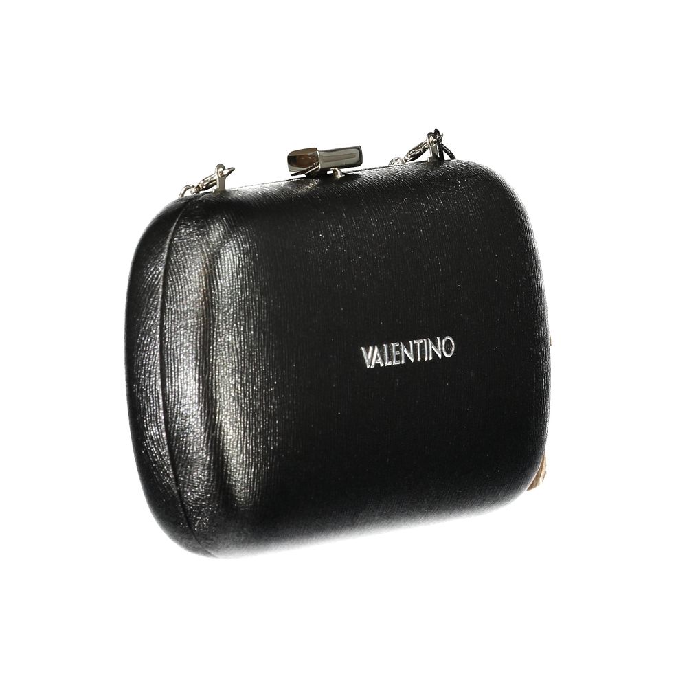 Black Polyethylene Women Handbag-Mario Valentino-LabelTerrace.com