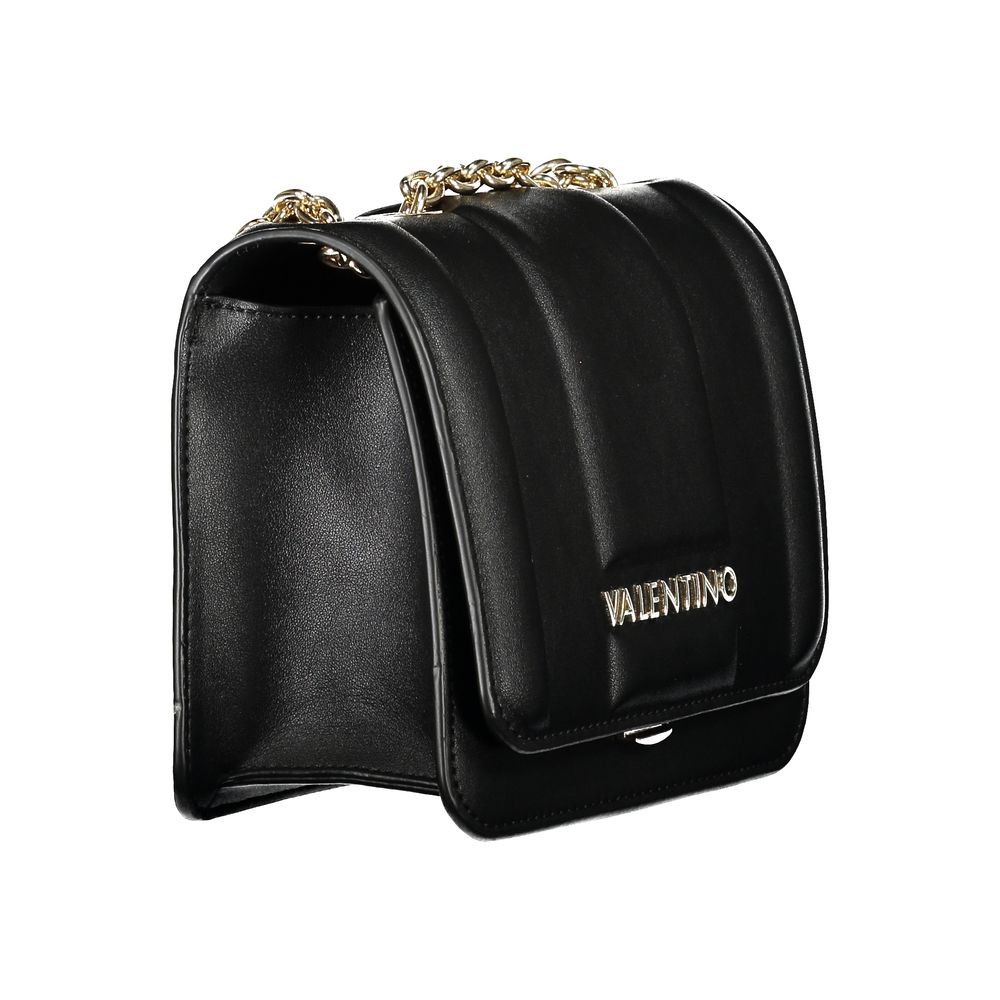 Black Polyethylene Women Handbag-Mario Valentino-LabelTerrace.com